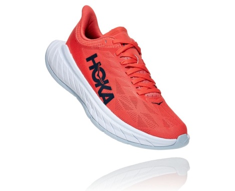 Tenisky Hoka One One Carbon X 2 Damske Koralove / Čierne (26UAEXGHI)